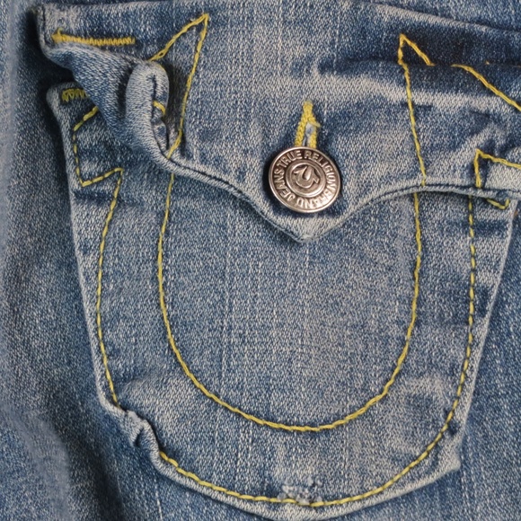 Per Owned Women's True Religion Jeans Size 27 Joey - Picture 5 of 6